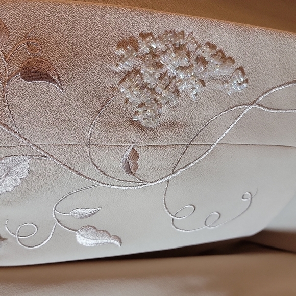 𝅺ADRIANNA Papell elegant maxi dress with cropped overlay sequin jacket - Picture 5 of 16